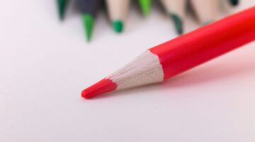 Rood potloodje.