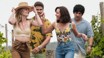 The White Lotus seizoen 2 scène wandeling.