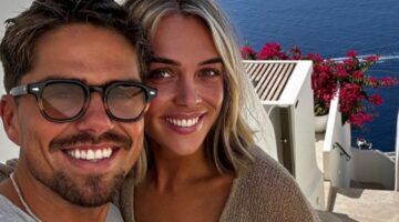 André Hazes en zijn vriendin Noa.