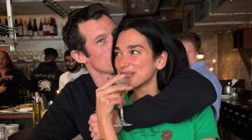 Dua Lipa en Callum Turner