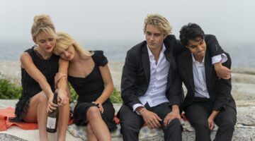 Cadence, Mirren, Johnny en Gat.