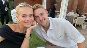 Annekee Molenaar en Matthijs de Ligt selfie.