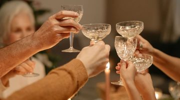 Schoonfamilie proost.