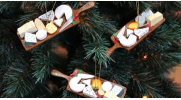 kaasplank kerstboom