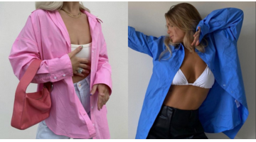 HEMA oversized blouse kopen bauw roze