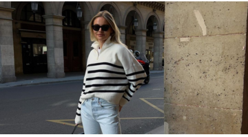 Gestreepte trui H&M