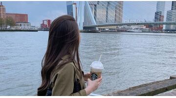 koffie drinken in Rotterdam