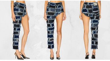 One legged jeans