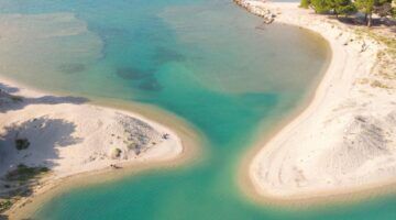 Glarokavos Beach in Griekenland