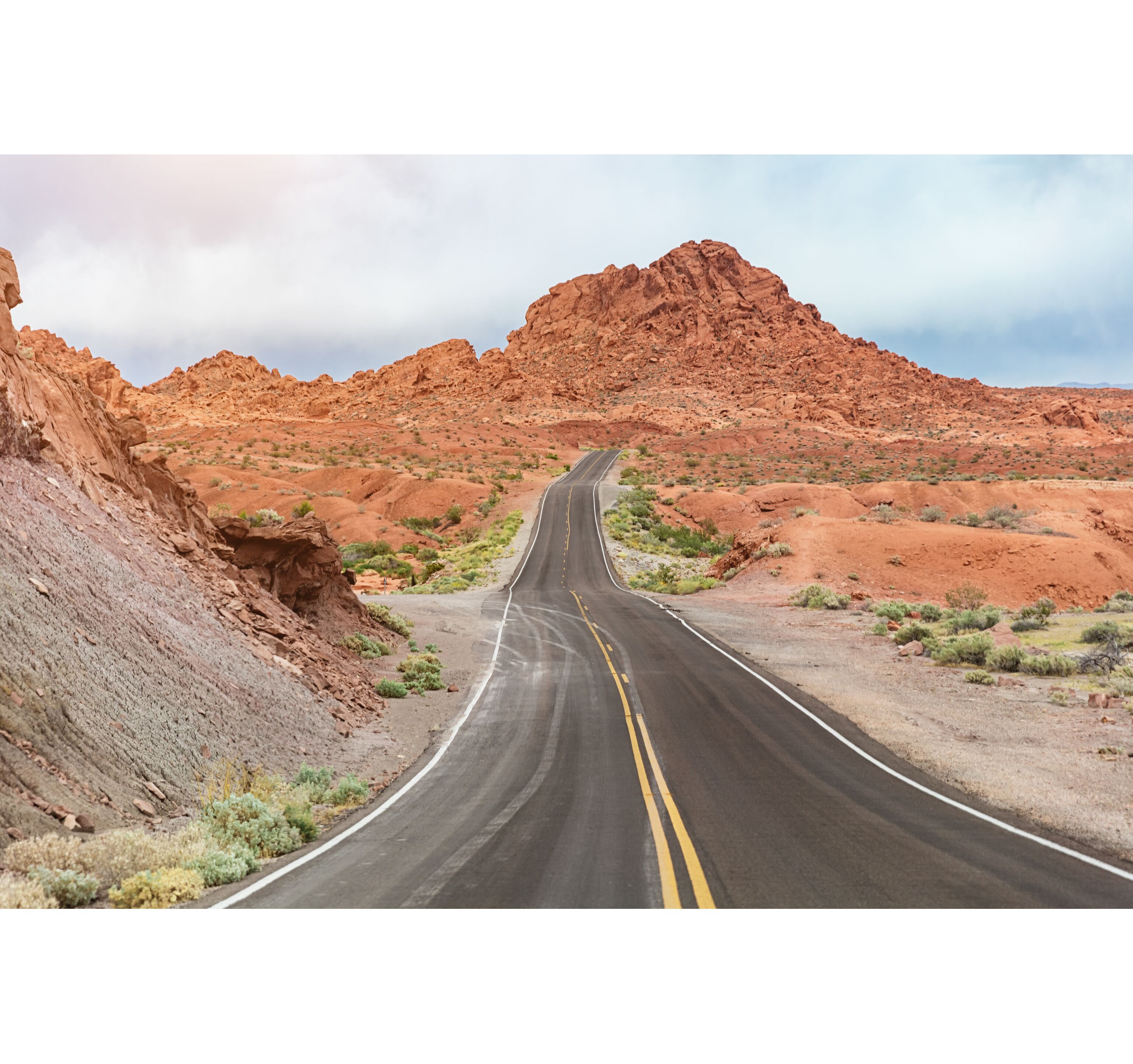 Highway Valley of Fire State Park Nevada USA