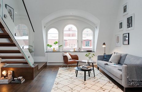 Illustratie voor: Dit appartement in hartje Stockholm is de droom van iedereen
