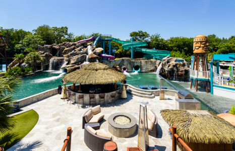 Illustratie voor: Droomhuis te koop met eigen wildwaterpark