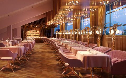 Illustratie voor: Dit volledige roze restaurant komt naar Amsterdam