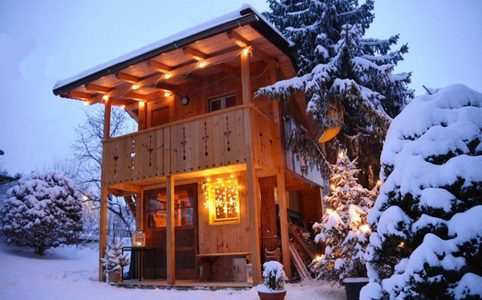 Illustratie voor: De meest sprookjesachtige cottages om te overwinteren