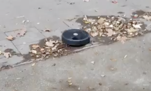 robotstofzuiger ontsnapt uit woning