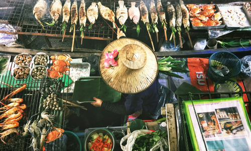 food bestemming vakantie