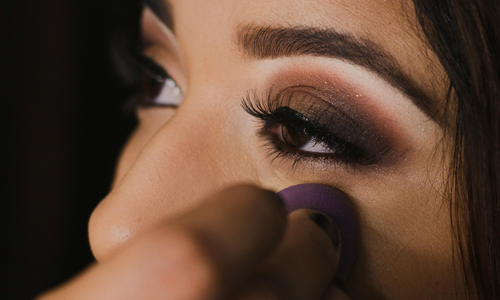make up onder oog