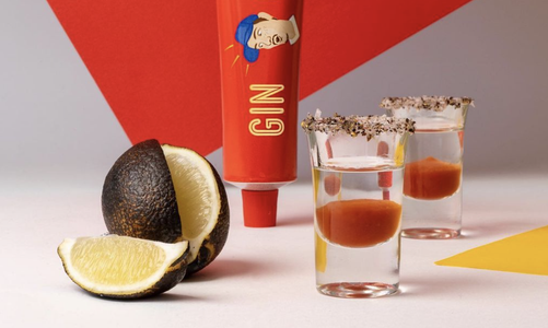 Illustratie voor: Deze mayo en ketchup mét gin maakt jouw snack een stuk leuker