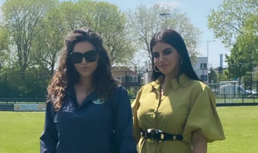 Illustratie voor: Yolanthe Cabeau en Selma Omari in nieuwe Nederlandse romcom ‘Liefde Zonder Grenzen’
