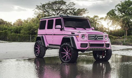 Illustratie voor: Als Barbie een echt mens was, was dit haar auto