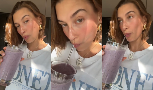 this is hailey biebers go to smoothie recipe