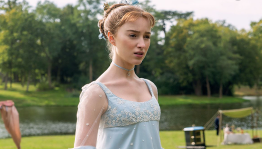 Illustratie voor: Bridgerton’s Phoebe Dynevor vertelt: ‘Dít was de moeilijkste scène om te filmen’