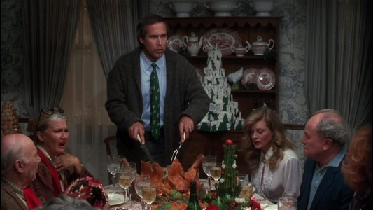 types tijdens het kerstdiner