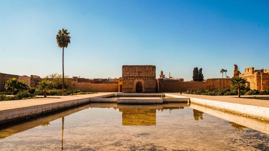 Reisbestemming Marrakech.