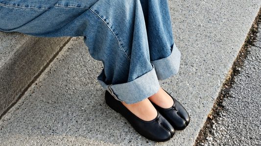 Tabi-schoenen.