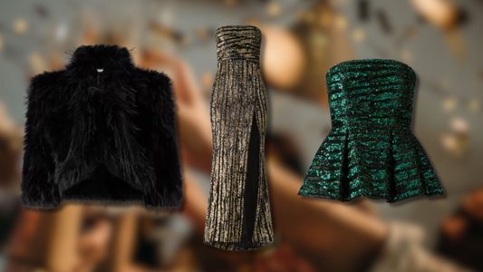 Elie Saab x H&M items.