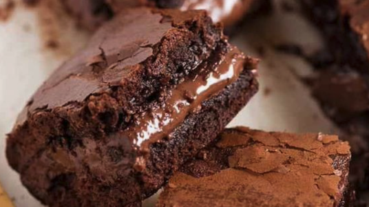 sojasaus door je brownies