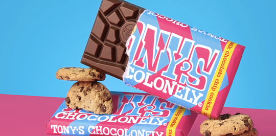 Tony's Chocolonely chocolate chip cookie smaak