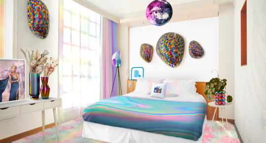 pride rainbow room