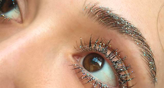 glitter mascara