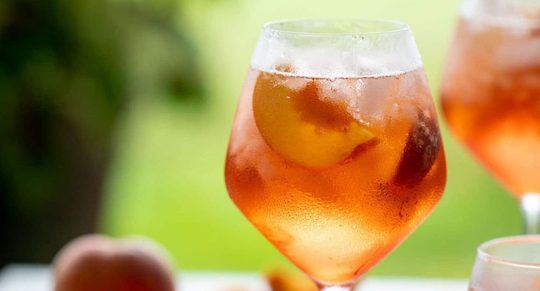 Peach Aperol Spritz