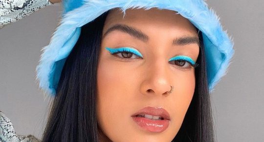 pastelkleurige eyeliner