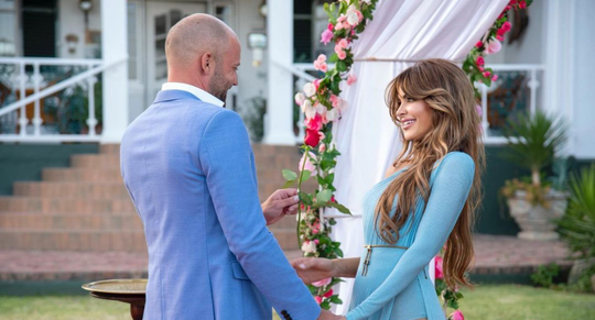 Sylvia en Joris kennen elkaar voor de Bachelorette foto boot