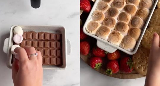 s'mores in de airfryer