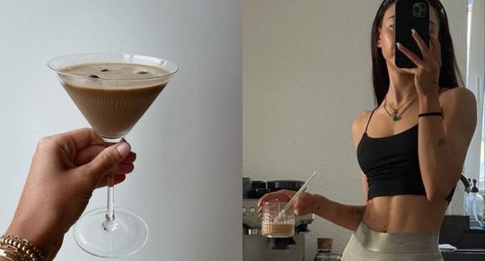 espresso martini met extra proteïne