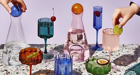 glas coupes kerst