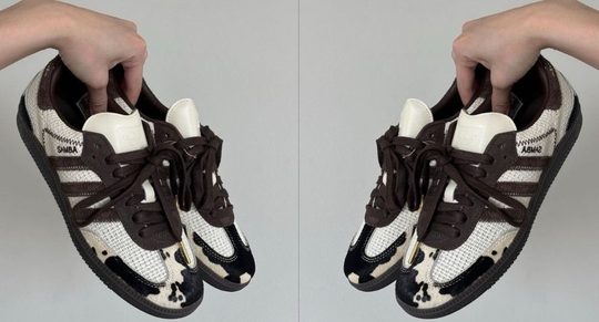 koeienprint sneakers