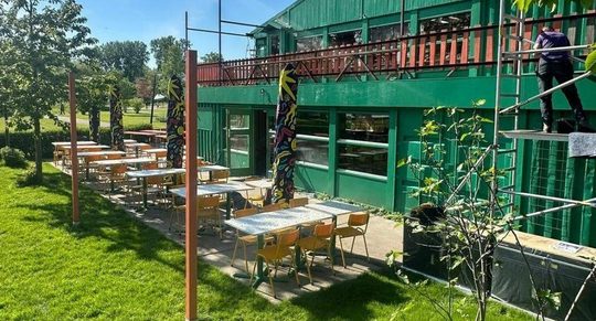 buiten amsterdam strandcafe