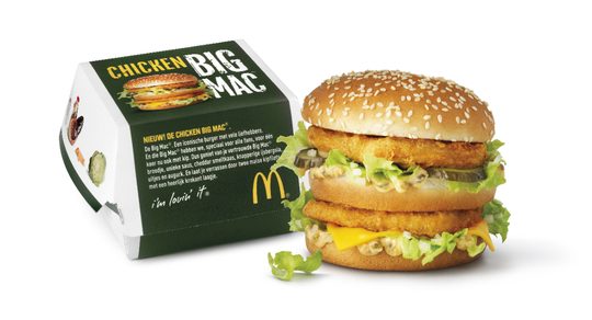 Illustratie voor: McDonald’s komt met Chicken Big Mac op verzoek van klanten