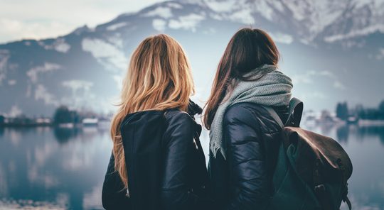 Illustratie voor: Een liefdesbrief aan de vriendin die er altijd is