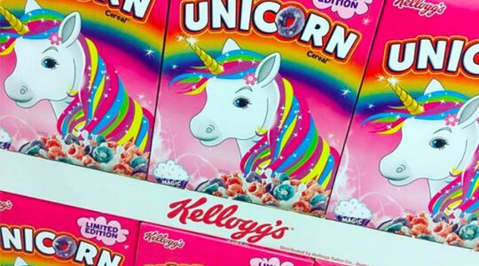 Illustratie voor: Unicorn Cereal: dessert als ontbijt