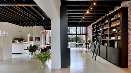 Illustratie voor: In dit waanzinnige loft in Tilburg waan je je in New York