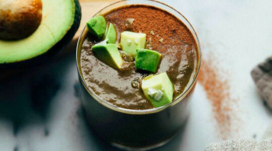 chocolade avocado smoothie
