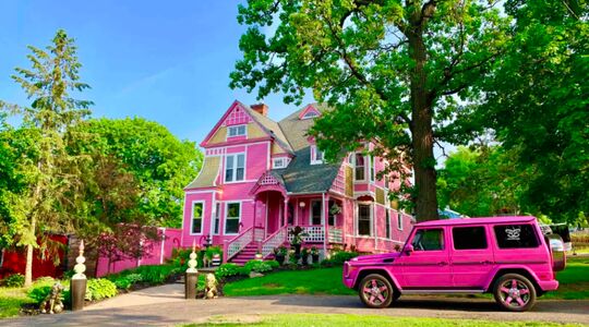 Illustratie voor: In dit huis ervaar je hoe het is om als Barbie te wonen