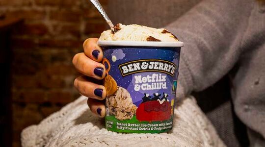 Illustratie voor: Ben & Jerry’s maakt Netflix kijken nu nóg leuker!