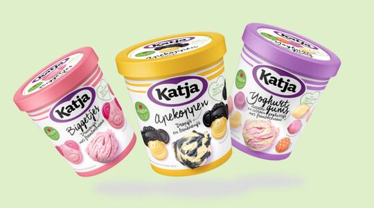 Illustratie voor: OMG! Katja komt met drie ijsvarianten én die wil je proeven